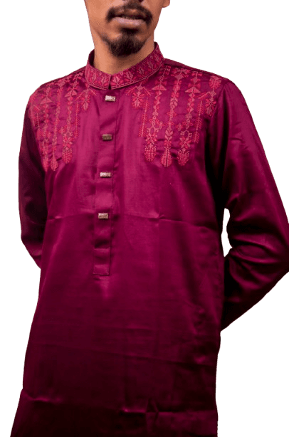 Maroon Regular Punjabi