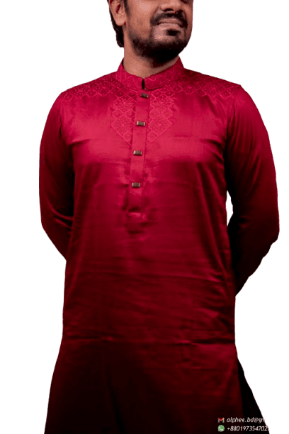 Red Regular Punjabi